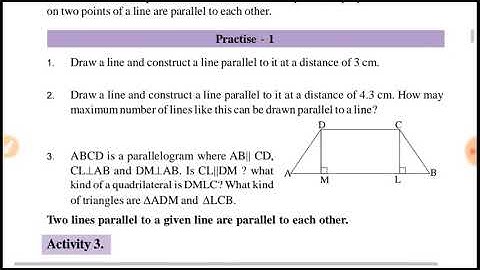 Class -8, chapter -3, parallel lines,  part -2