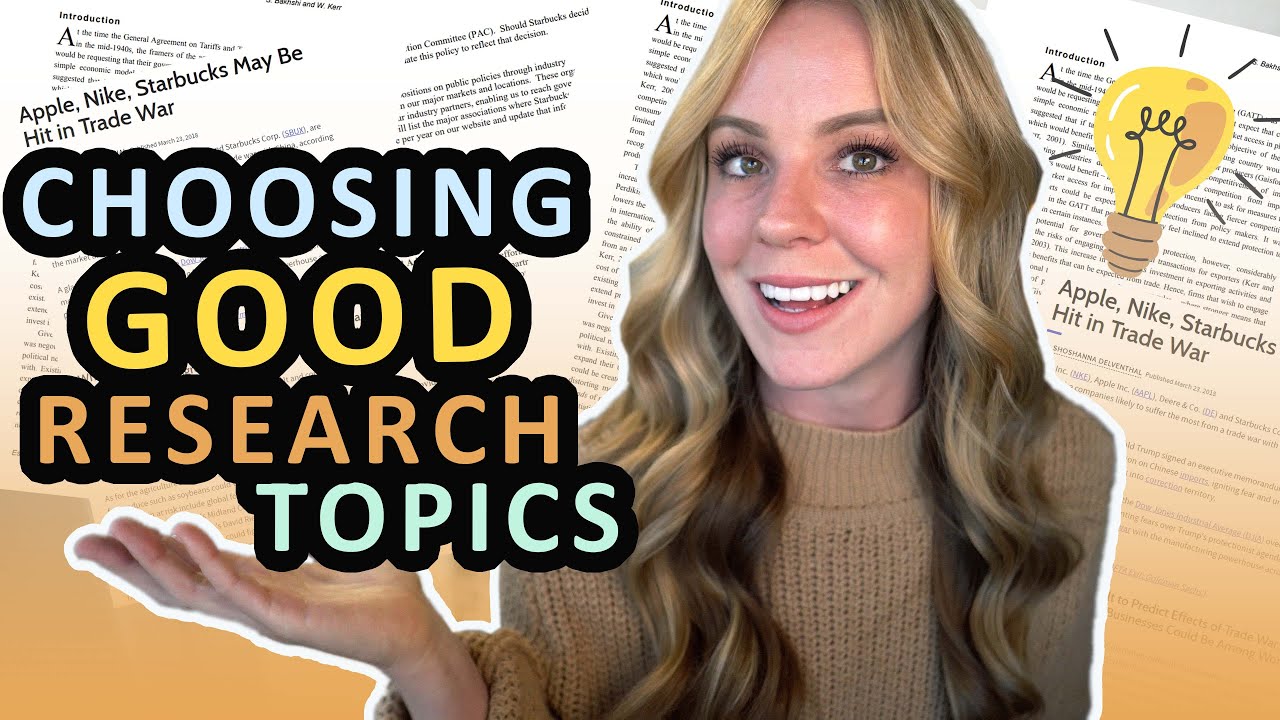 what is a good research topic