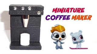 Dollhouse Coffee Machine Miniature Espresso Machine Dollhouse Miniature Coffee  Maker 