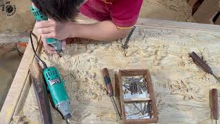 Celebrity Skillful manipulation and rich imagination in simple wood carving Profile