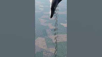B-1B bomber factory carpet bombing #military #dcs