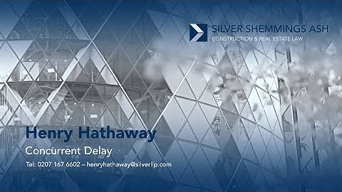 What Is Concurrent Delay?