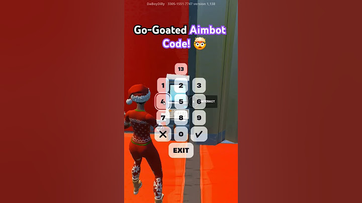 Aimbot Code In Go-Goated! 🤩 #fortnite #foryou #gaming #viral