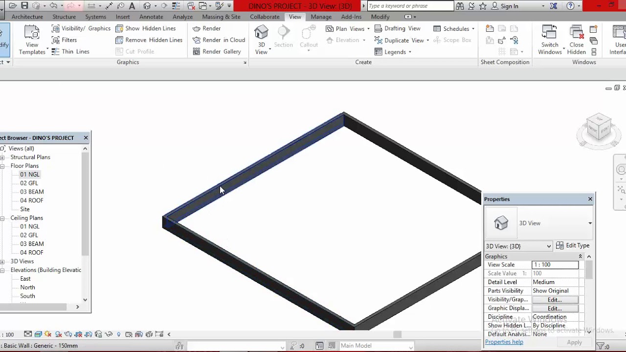 How to Create Floor Plan in Revit - YouTube