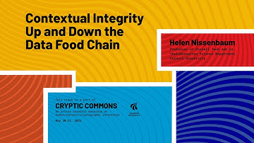 Cryptic Commons workshop video 12 of 18 - Helen Nissenbaum