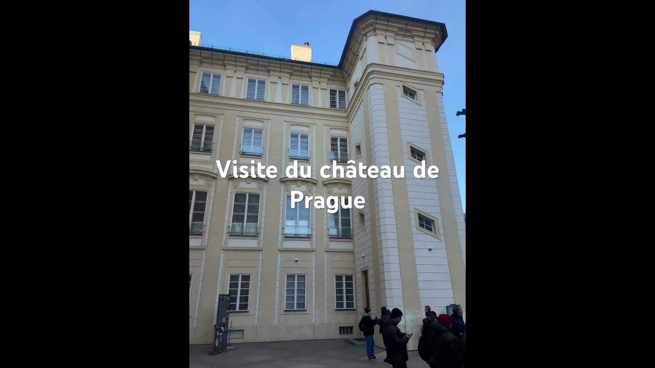 Vision publique du château de Prague