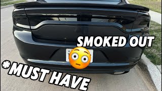 THESE COVER UP TAILLIGHTS MADE MY DODGE CHARGER LOOK WAY BETTER‼️