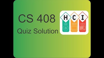 CS 408 Quiz 1 Solution Fall 2021