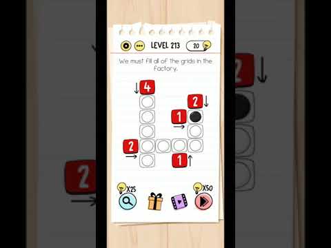 Brain Test Level 213 Walkthrough