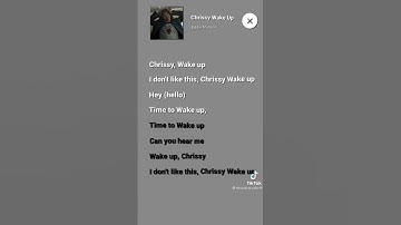 Thumbnail of Chrissy Wake Up (eddie munson song stranger things)