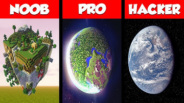Minecraft Earth PIXEL ART CHALLENGE - NOOB vs PRO vs HACKER vs GOD