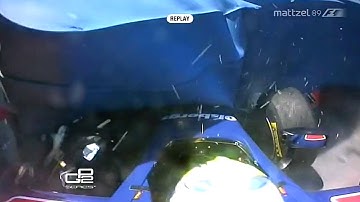 GP2 2011/2012 Onboard Crash Compilation (Dallara GP2/11)