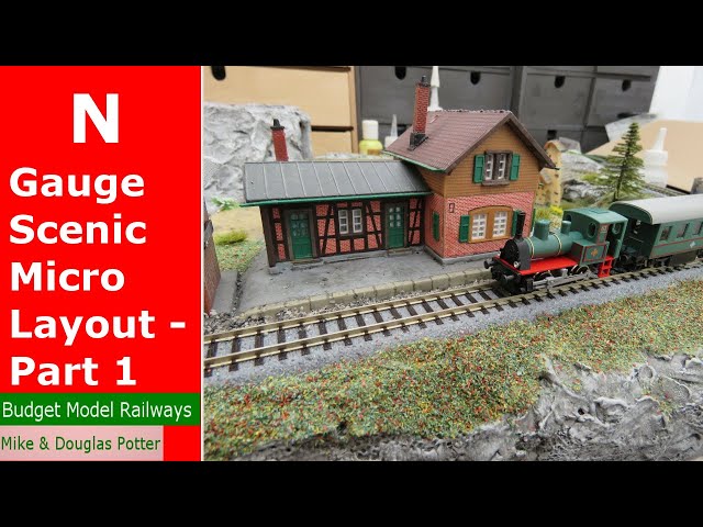 N Gauge Scenic Micro Layout - Part 1 - Scenery & Construction