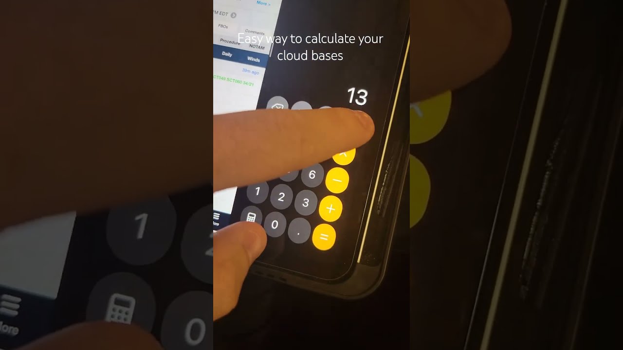 How To Calculate Cloud Bases Aviation Pilot Easymath Avgeek