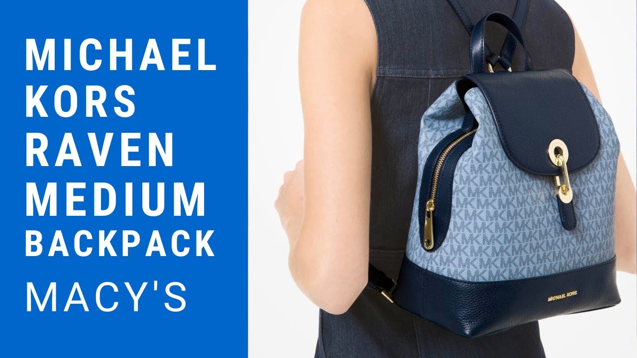 Michael Kors Raven Medium Backpack | Macy