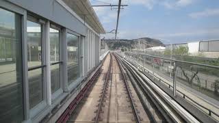 L10S Metro - Zona Franca (elevada) a Foc (soterrada) tren autónomo