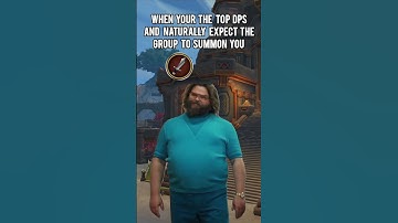 your the top dps and you naturally expect the group to summon you #wow #worldofwarcraft #warcraft