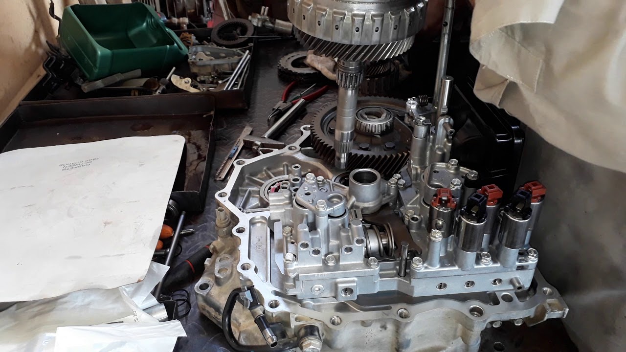 Accord 2008.09 Transmission Rebuild M91A(2) - YouTube