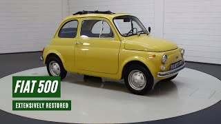 Fiat 500 | Extensively restored | Very good condition | 1974 -VIDEO- www.ERclassics.com