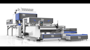 Five layer stretch film machine ; Automatic core loading ; Maintenance free available in india