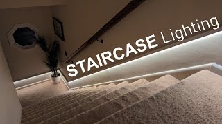 EASY Motion Activated Staircase Lighting  NO PROGRAMING!!!