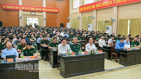 Hội nghị tập huấn, bồi dưỡng khung diễn tập khu vực phòng thủ tỉnh năm 2023