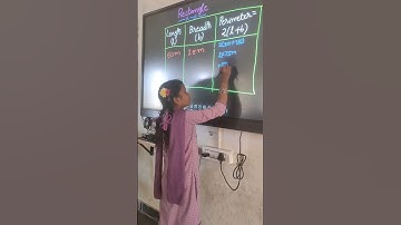 Perimeter of Rectangle#perimeter#rectangle#maths#student#mathsteacher#apmodelschool#uyyalawada#viral