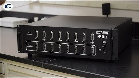 EIS Box - Electrochemical Impedance Spectroscopy from Gamry Instruments