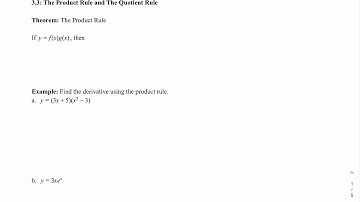 3.3.1: The Product Rule
