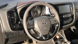 Как снять руль и подушку Аутлендер 3. Меняю руль на кожаный Black Edition Mitsubishi Outlander 3.