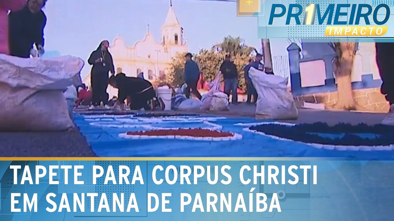 Corpus Christi: São Gonçalo tem maior tapete da América Latina