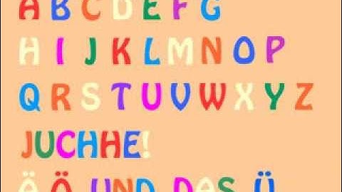 Das deutsche Alphabet-Lied (German Alphabet Song) - Learn German easily