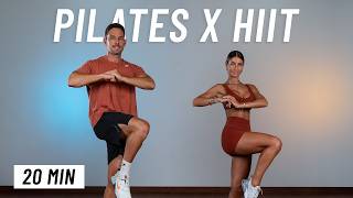 20 Min Full Body Pilates HIIT Workout (At Home, No Equipment)
