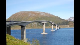Scenic Drive from Å i Lofoten to Gimsøystraumen Bridge: Coastal Road Panorama 🌊🚗🇳🇴