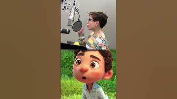 Thumbnail of the voice behind Disney's Luca #shorts
