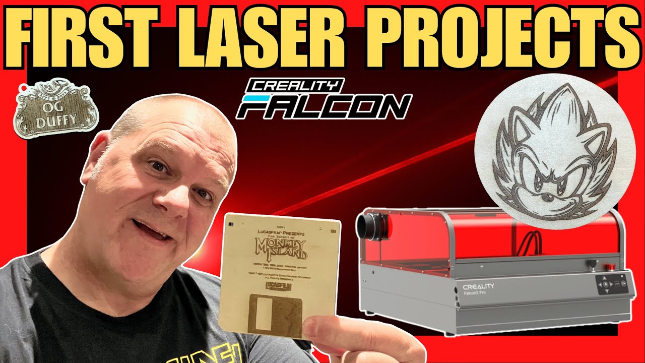 Beginner Laser Engraving with a Retro Twist | Creality Falcon2 Pro