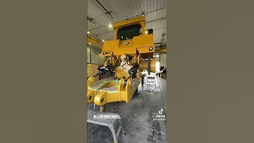CAT D10T rebuild progress. #constructionequipment #heavyequipment #dozer