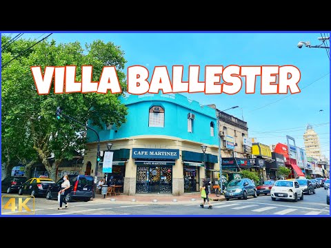 【4K】Villa Ballester, Un RECORRIDO por sus CALLES - BUENOS AIRES Video Vlog 4K.