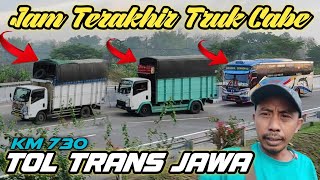 Pesona Truk Cabe Jam Terakhir di Tol Trans Jawa