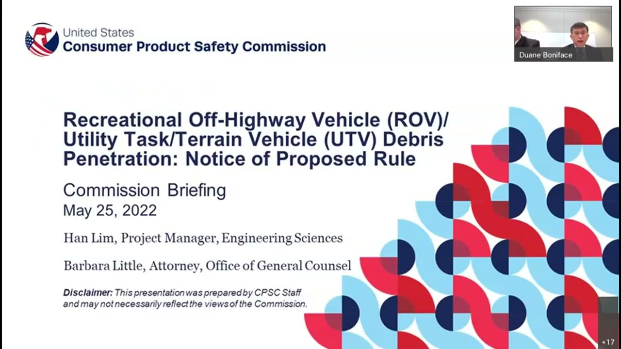 OHV Debris Penetration Notice of Proposed Rulemaking