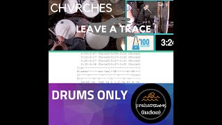 Chvrches Leave A Trace (Drums Only) Play Along by Praha Drums Official (31.c)