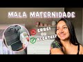 O QUE EU REALMENTE USEI E NÃO USEI NA MALA MATERNIDADE DA MÃE E DO BEBÊ | PELO SUS | Camila Ester.