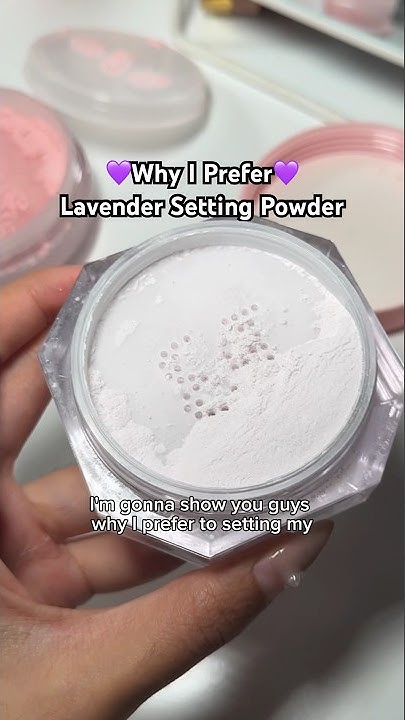 Lavender setting powder?? - YouTube