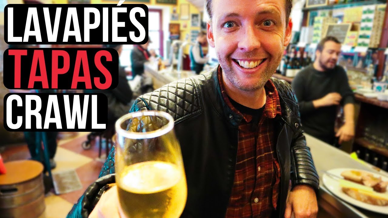 Epic 7-Stop Madrid Neighborhood Tapas Crawl (in Lavapis)!