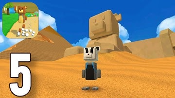 Super Bear Adventure - Gameplay Walkthrough Part 5 - Beemothep Desert (ios,Android)