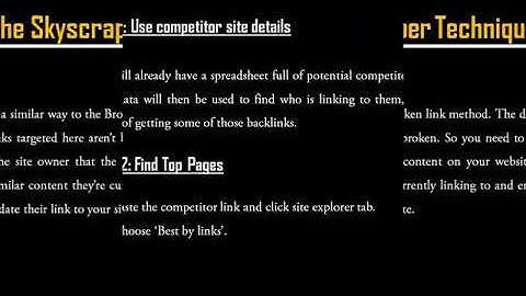 Skyscraper Technique To Build Backlinks For High Website rankings By UpNiche