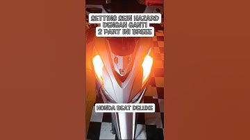 SETTING LAMPU SEIN HAZARD | HONDA BEAT DELUXE #shorts  #shortsvideo #honda #beat