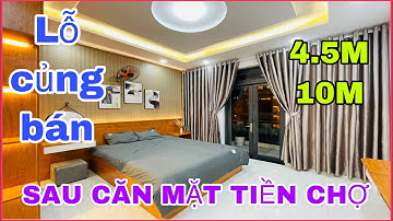 Bán nhà gò vấp sau căn mặt tiền chợ đông đúc (4.5M-10M) cần bán rất gấp