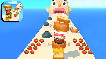SANDWICH RUNNER ALL LEVELS GAMEPLAY ANDROID,IOS (LEVELS 26-28)