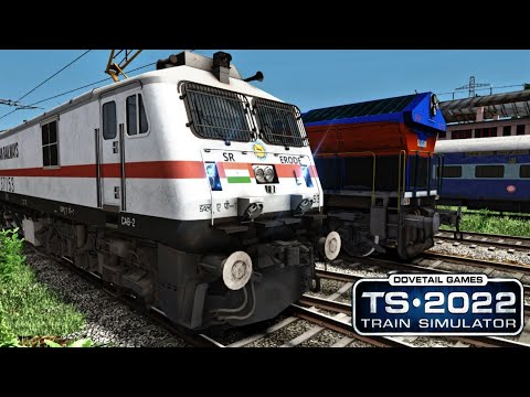 VENAD EXPRESS JOURNEY || LOCO CHANGE plus COUPLING || Train Simulator 2022